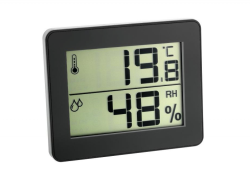 hygrometer tfa zwart €20,-