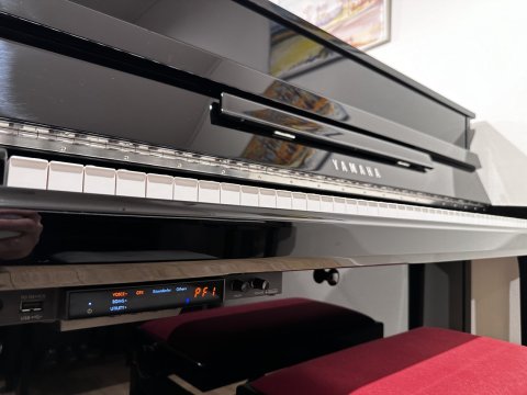 Yamaha piano b2 zwart silent chroom b2tc3pec 2