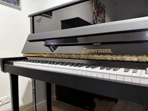 Zimmermann piano z4 116cm zwart gewrapped voor con 7